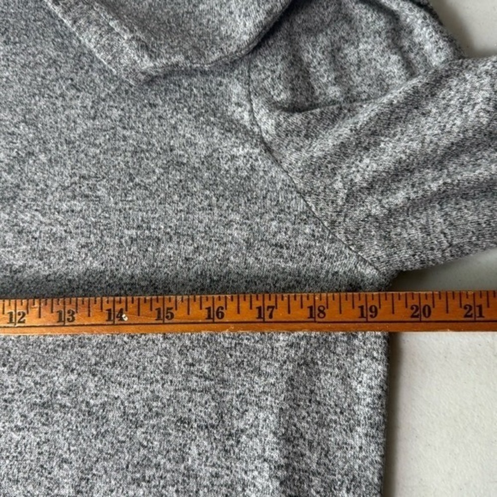 A‎ New Day Heathered Gray Long Sleeve Knit Top Women's XL Made in Nicaragua - Picture 6 of 8